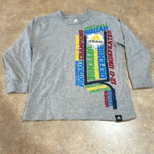 Boys, Adidas, long sleeve T-shirt, size 7